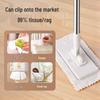 Hands-Free Flat Mop 2025: Squeegee, One-Wipe Clean, Multifunctional & Compact