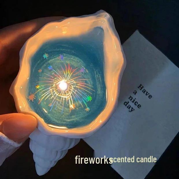 

Эксклюзив для новичков: Ароматическая свеча «Морской фейерверк» - Креативный аромат морской раковины