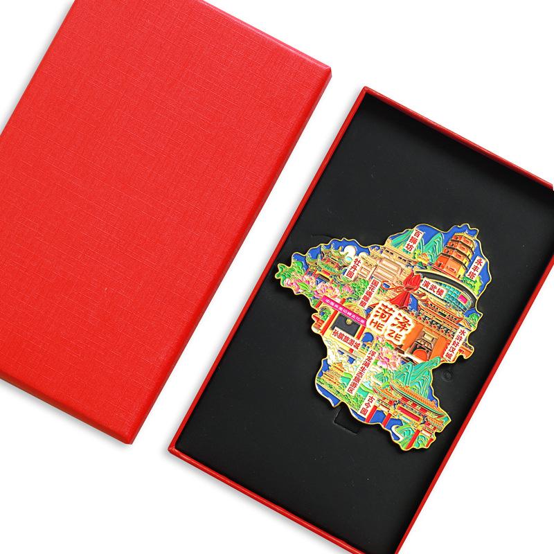 Binzhou Gelber Fluss Turm Magnet, Haifeng Pagode & Zhonghai Park. Kulturtourismus-Geschenk.