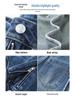 American High Street Tencel Denim Women's Spicy Summer Loose Straight Wide-Leg Jeans