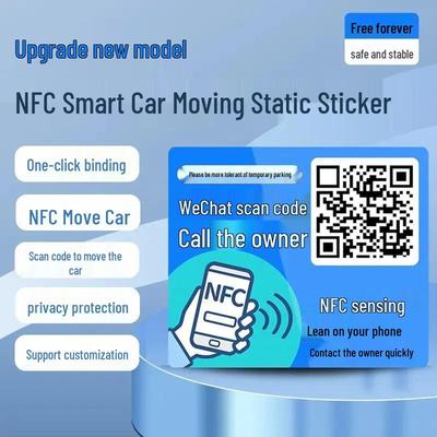 Autocolant exclusiv 2.02 NFC Smart Privacy Parcare Cod QR