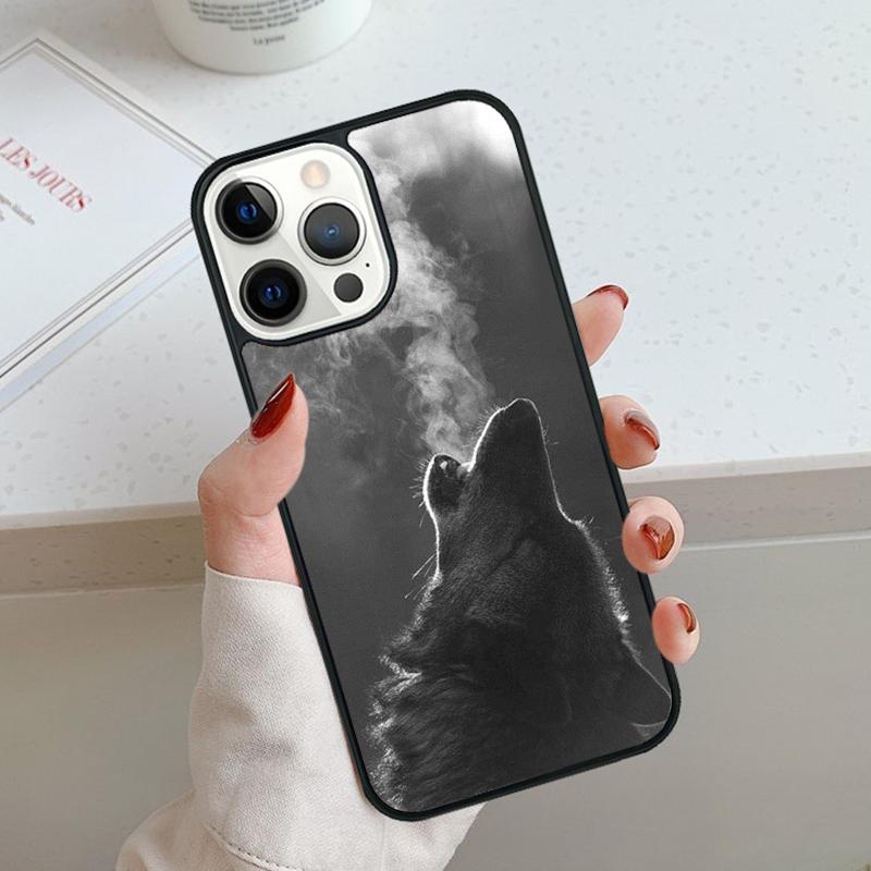

Animal The Wolf Howl Phone Case For iPhone 17 Air 11 12 13 14 15 16 Pro Max Cover For iPhone 17 Air Max Plus Coque Shell iPhone 11pro max