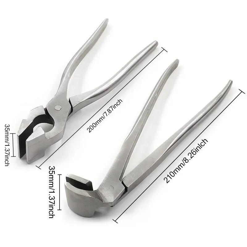 Leather Edge Adjustment Press Flattening Pliers Bag Clamp DIY Hand Tools for Leather Craft Bag Belt Making Fixed Jaw Pliers