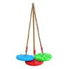 Children's Disc Swing with Height Adjustable Ropes Octagonal Petal Swing Hanging Swing Toys Indoor Outdoor Backyard Garden Swing