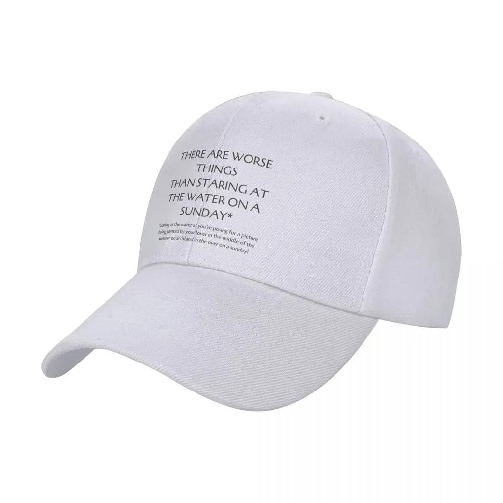 Sunday In The Park With George Lyrics Baseball Cap Golf Cap Luxury Unisex Hat Women Unisexs