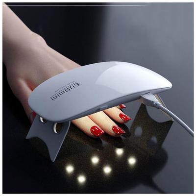 6W Mini Tırnak Lambası Tırnak Kurutma Makinesi UV LED Lamba Taşınabilir USB Kablosu Kurutma Lambası Jel Oje İçin