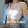 Spring and summer pastoral style, small floral jelly glue, lace breast design, no steel ring, breathable bra cover gathering