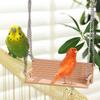 Parrot Stand Hanging Toy Novelty Decor Perch for Birdcage Accessory Budgie Small