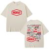 Rock Band Morat Tour 2025 Graphic Print T Shirts Unisex Women Hip Hop Trendy Harajuku T Shirt Oversized Cotton Fans Gifts TShirts