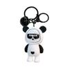 Cute Light Bulb Bear Key Chain Couple Bag Pendant Car Keyrings Children Schoolbag Gift