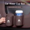 AAMD1 -Car Water Cup Holder Mobile Holder Beverage Multifunctional Box Holder for Citroen C5X C6 DS C3-XR C4L C4 C1 C5 C6 VTS C-ELYSEE