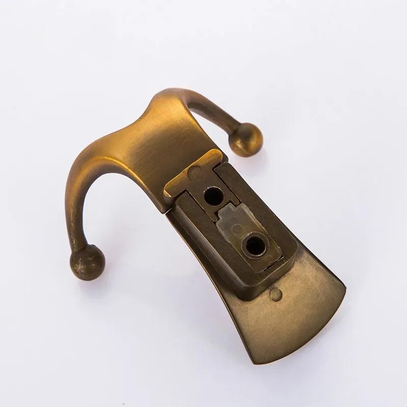 Wall Mounted Clothes Hanger Racks Fashion Bathroom Wall Hangers 2 Hooks Robe Coat Wall Hooks with Screws Furniture Hardware