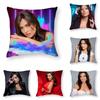 E-Elsa EsnoultS Actor Pillow Case 3D Print Polyester Fiber 45*45 Cm Home Sofa Throw Pillow Cover Decoration Festival Gift