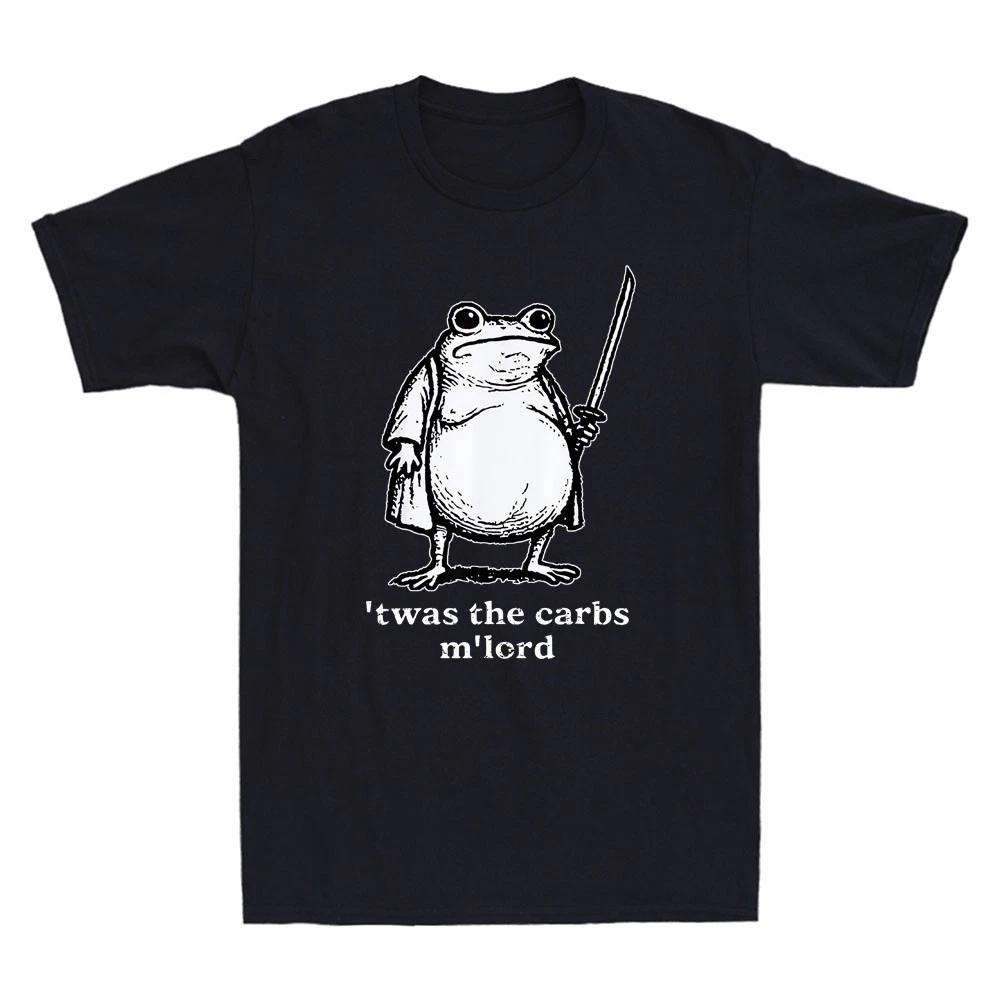 T was The Carbs M Lord Funny Medieval Knight Frog Graphic Vintage Men s T-Shirt XL