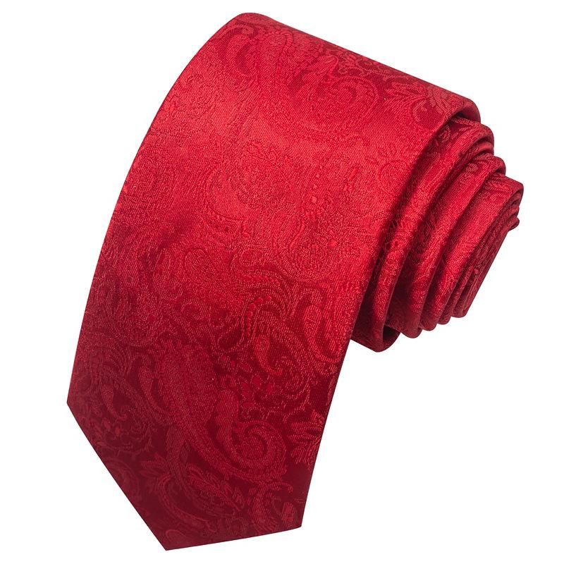Dress Men'S Tie Fashion 8Cm Tie Casual Business Versatile Polyester Silk Tie