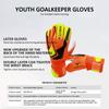 1 Pair Wear-Resistant Game Goalkeeper Gloves Non-Slip Kids Football Goalie Gloves  Outdoor Sports