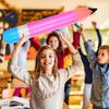 14 Pcs 27 Inch Jumbo Inflatable Pencil 7 Colors Blow Up Pencil Crayons Balloons Decorations For Classroom Theme Back To School B