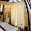 Car Privacy and Sunshade Curtain for Baby Sleep: Front & Rear Partition, Anti-Peep Interior, and Windshield Protection.