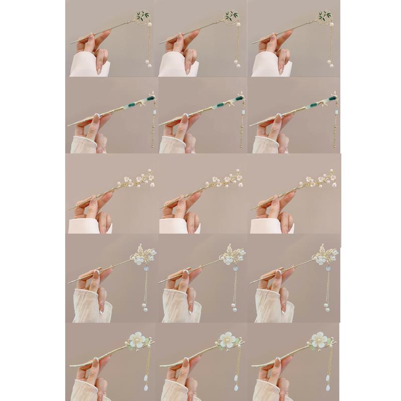 Metal Hairpins Elegant Temperament Simple Chinese Style Hair Clip Hair Accessories