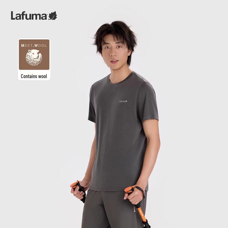 LAFUMA Men's Wool Blend Short Sleeve Outdoor T-Shirt LMTS6BS10