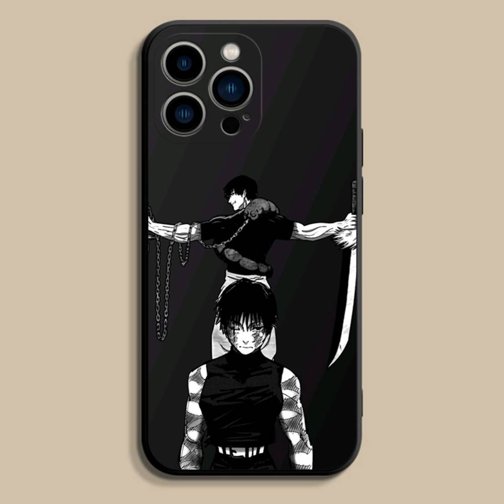 

M-Maki Zenin Jujutsu Kaisen Phone Case For iPhone 17,16,15,14,13,12,Pro,Max,Plus,E,SE4,Air,Mini Black Soft Cover iPhone13PRO