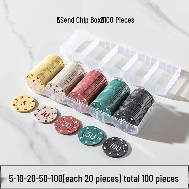 Texas Hold'em & Mahjong Spielchips: Spezielles Münzset für Cardrooms