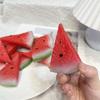 Super realistic simulation of watermelon slices, fake fruit decorations, photography props, scene arrangement, fruit toys