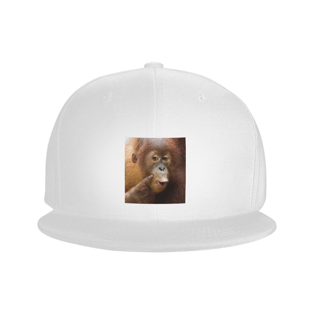 Gorilla Face Print  Baseball Caps Snapback Fashion Baseball Hats Breathable Casual Casquette Outdoor for Unisex