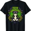 Gothisches Mädchen Pinup Psycho Freundin Horror Zombies T-Shirt