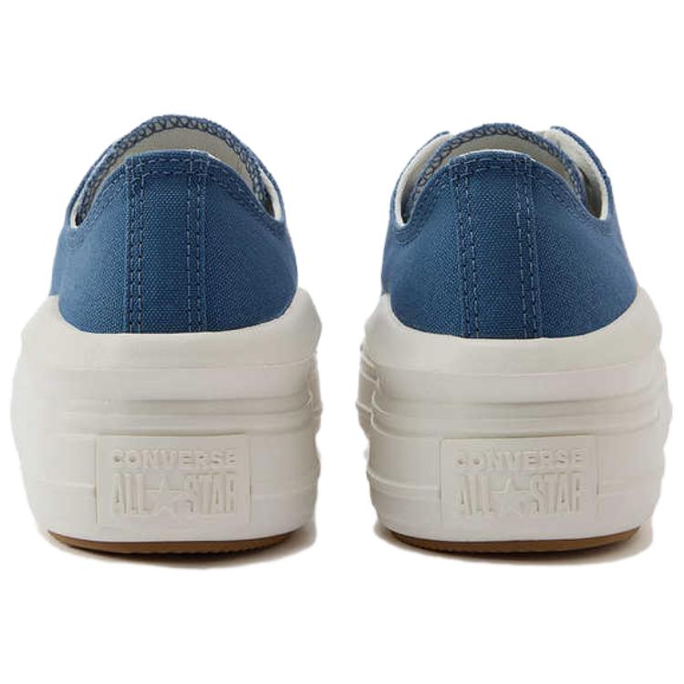 Converse Chuck Taylor Comfortable Versatile Durable Low-Top Canvas Shoes Women Sneakers Dark-Blue White A12998C