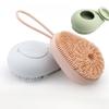 Automatic Liquid Adding Massage Brush Refillable Silicone Soft Exfoliating Body Bath Shower Brush Easy Foaming Massage Brush New