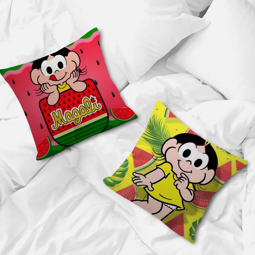 Anime Magali Festa Fun  Cushion Cover Inches Farmhouse Decor Home Throw Pillow Covers for Couch Decorations