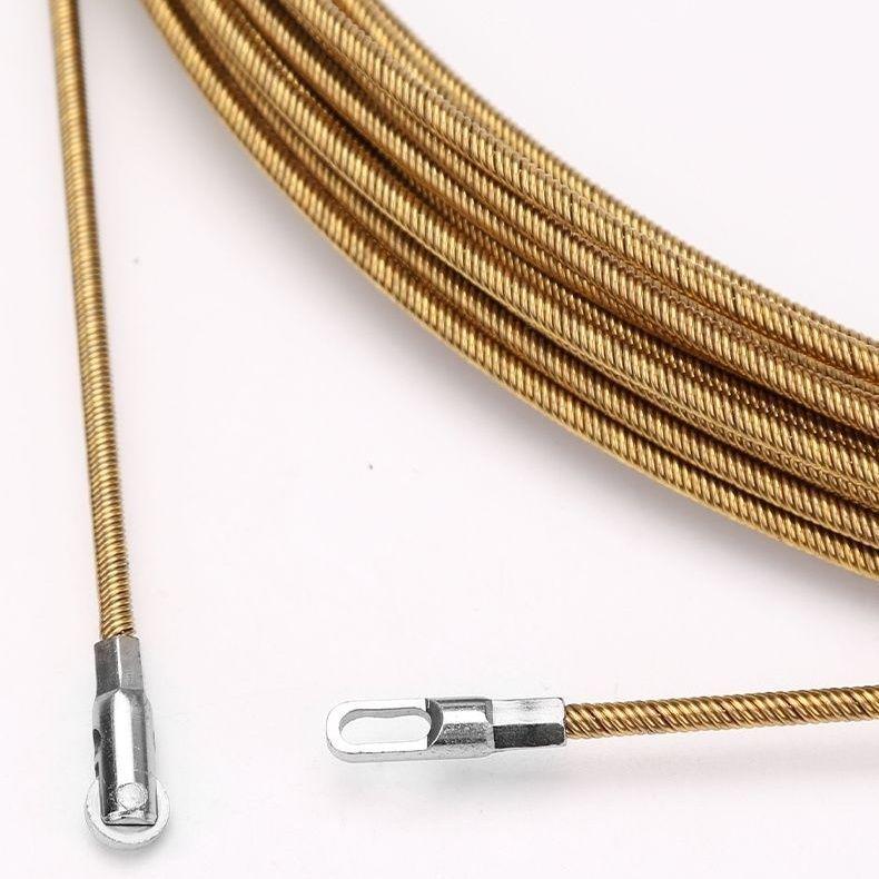 Electrician's Wire Pulling Tool: Universal Steel Wire Threader for Concealed Wiring and Pipes, Network Cable Threader.