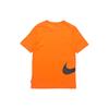 Nike Sportswear Swoosh Club Print Alphabet Crew Neck Short Sleeve T-Shirt Men Tops Orange DJ5374-801