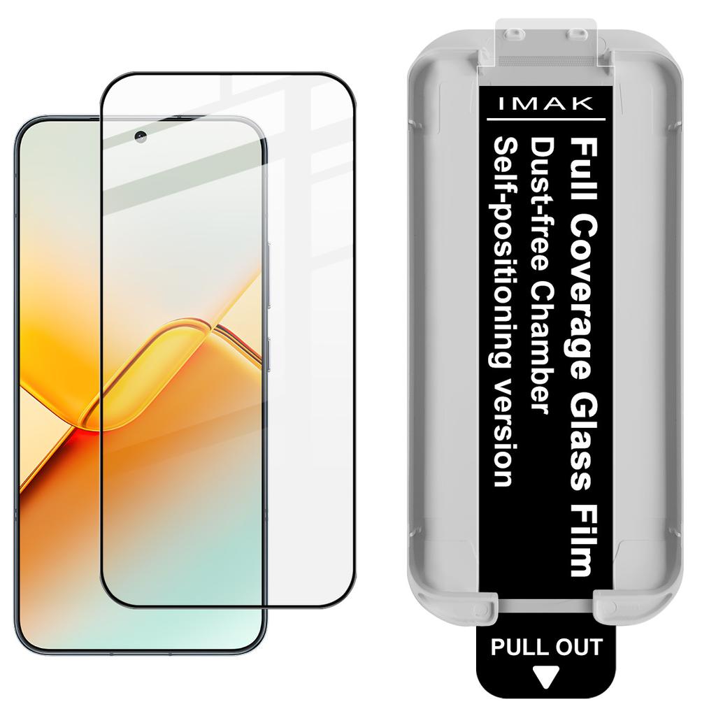For Honor Power 2 5G Glass IMAK Dust-free Cabin Full-screen Tempered Glass Film Supports Fingerprint Unlock