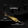 3,5mm Stecker 6,5mm Buchse Stereo Kopfhörer Sender 3,5 6,5 Audio Mic Gitarre Anschlüsse Adapter Mikrofon Audio