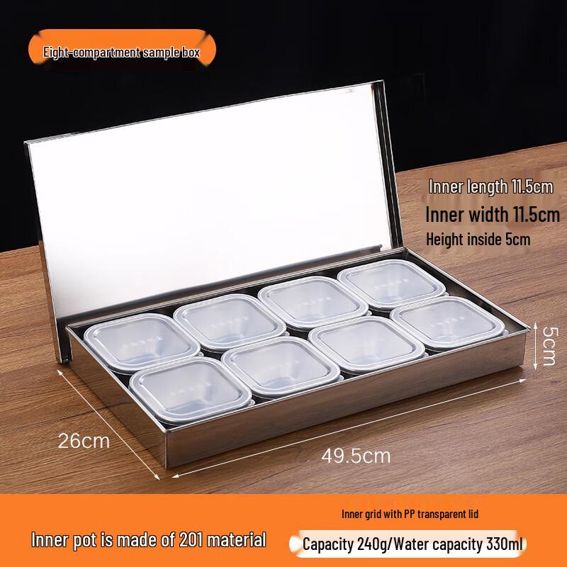 Tianyajing Stainless Steel Food Sample Container Set