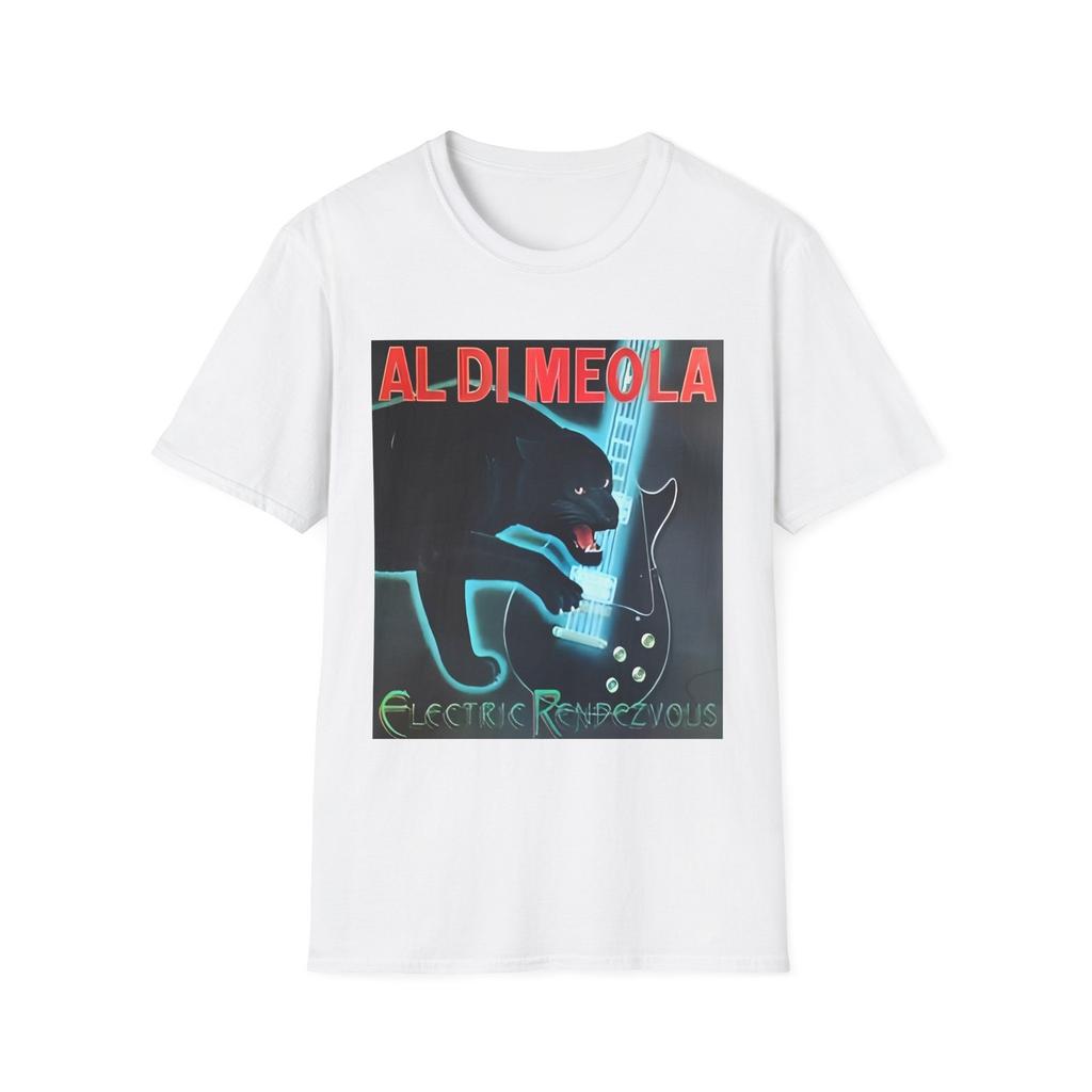 T-shirt unisex in morbido cotone. Al Di Meola. Appuntamento Elettrico
