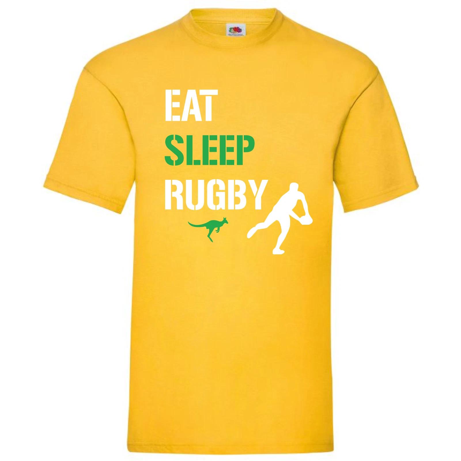 Australia, Eat Sleep Rugby T-Shirt, Australian, rugby fan tShirt, world cup S