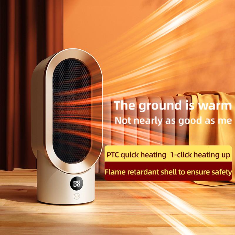 Portable Electric Fan Heater Mini Radiator Desktop Warmer Machine Home Bedroom Office Winter PTC Ceramic Heating Fan