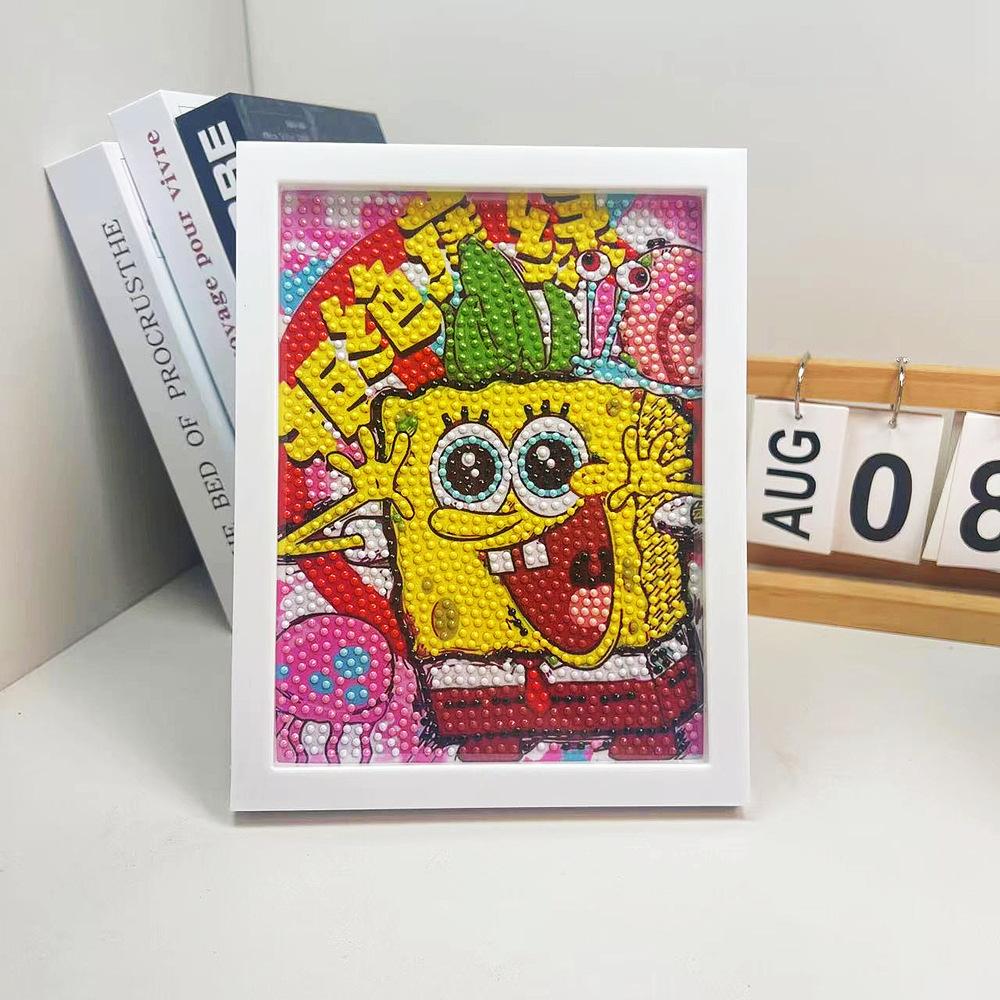 17 * 22Cm Cartoon Diamond Painting Children'S Puzzle Handmade Diy Year Of The Horse Living Room Sticker Decorative Painting