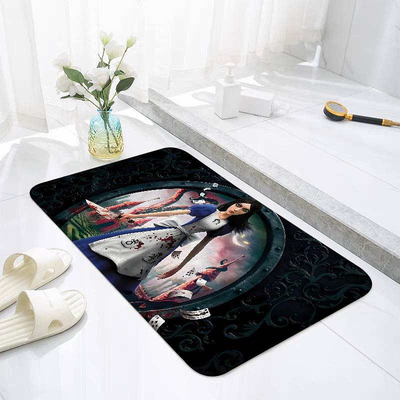 Game A-Alice Madness Returns Floor Mat For Living Room Cushions Modern Soft Fluffy Home Rug For Children's Bedroom Play Carpet