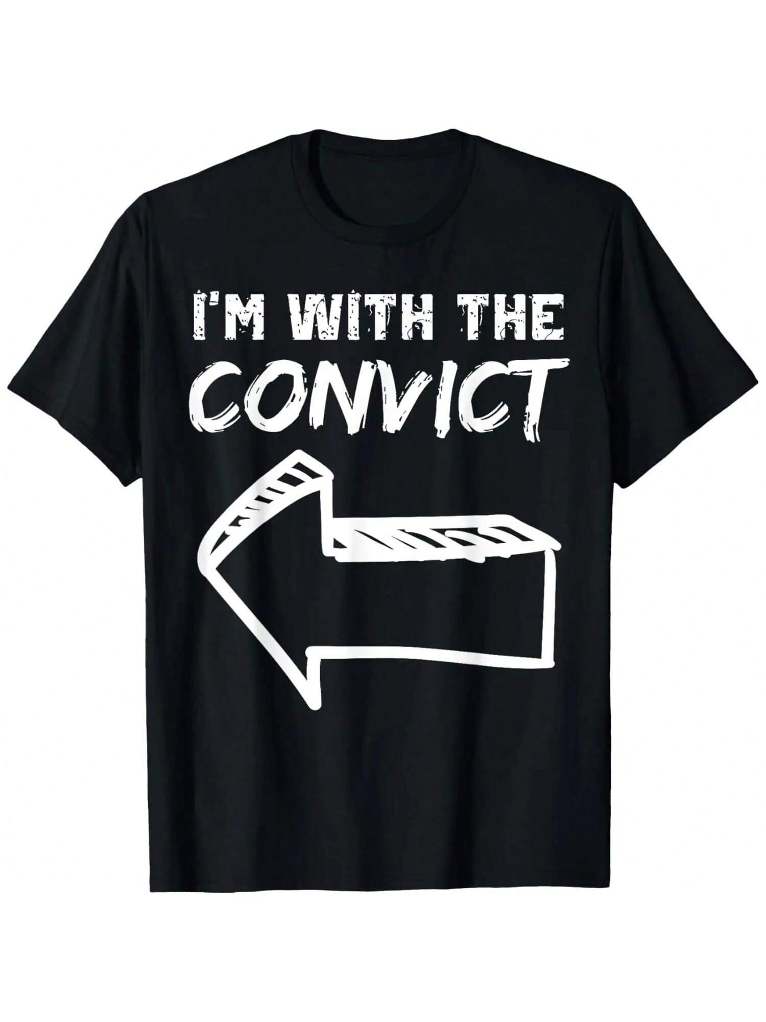 I m With The Convict LEFT Arrow Funny Halloween Costume Her T-Shirt S разноцветный