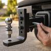 Trailer Arm Adjustable Towing Accessory Fasten-on for Unpaved Terrain
