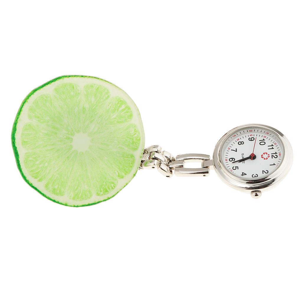 

Конфеты Цвет Лимон Форма Движение Медсестра Доктор Клип на висячие карманные часы 7
