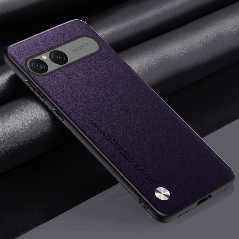 Luxuriöse PU-Lederhülle für Sony Xperia 10 VII 10VII Rückabdeckung Silikon Stoßfester Schutz Handyhülle für Sony Xperia10 VII