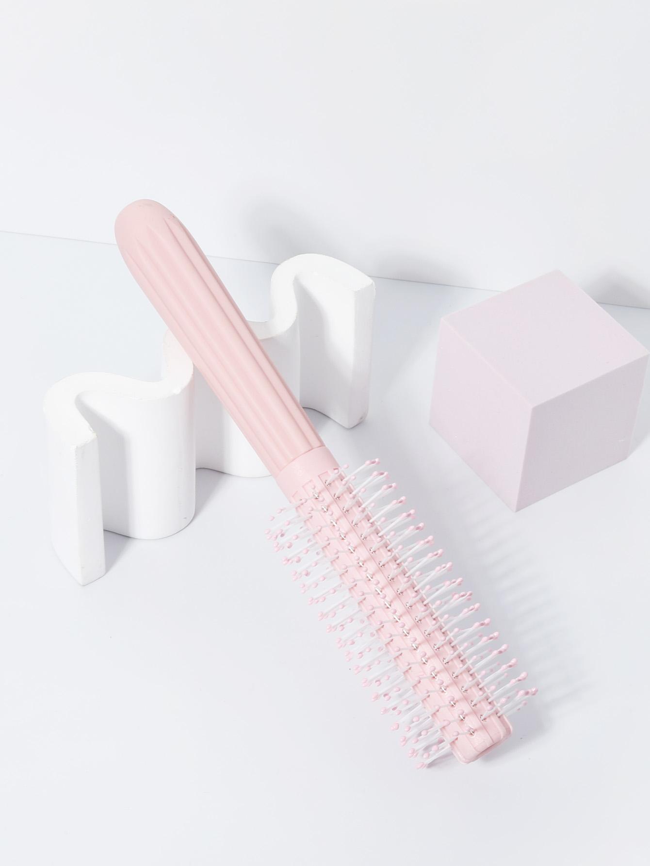 1 шт. резиновая нескользящая ручка, ролик-расческа, отшелушивающая расческа для волос, антистатическая массажная расческа, сухая, специально для париков из натуральных волос