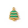 Di Yao Stainless Steel Christmas Tree Bell Pendant - Cute & Creative DIY Jewelry Accessory