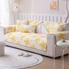Pastoral Flower Latex Ice Silk Sofa Cushion Summer Cooling Mat Non-Slip Seat Cushions Simple Modern Sofa Cover Cover Cloth