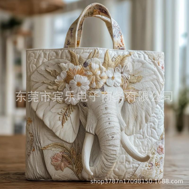 3D Printed Tote Bag Crossbody Women 600D Oxford Fabric Fashion Handbag